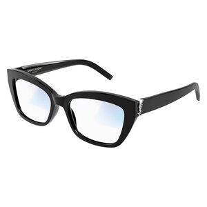 New SAINT LAURENT Monogram Black Square Sun SL M117 001 Sunglasses Women